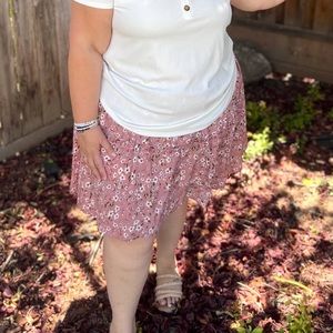 Enjoy The Warm Life - Floral Skirt